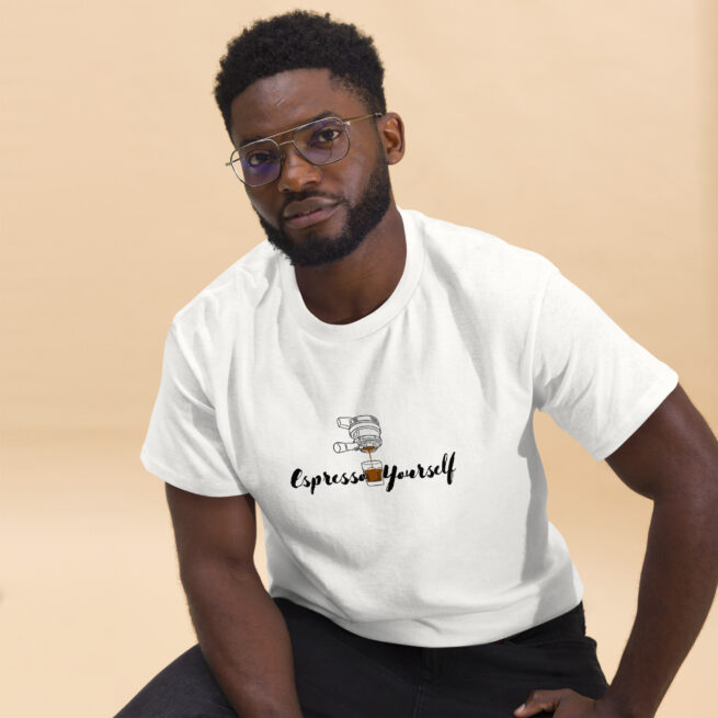 Espresso Yourself Shirt – Unisex Coffee Lover Tee - Image 2