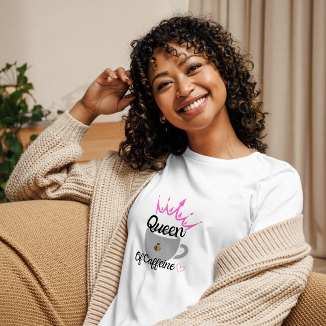 Queen of Caffeine Shirt - Perfect for Coffee Lovers