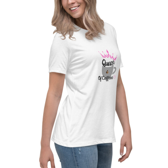 Queen of Caffeine Shirt - Perfect for Coffee Lovers - Image 2