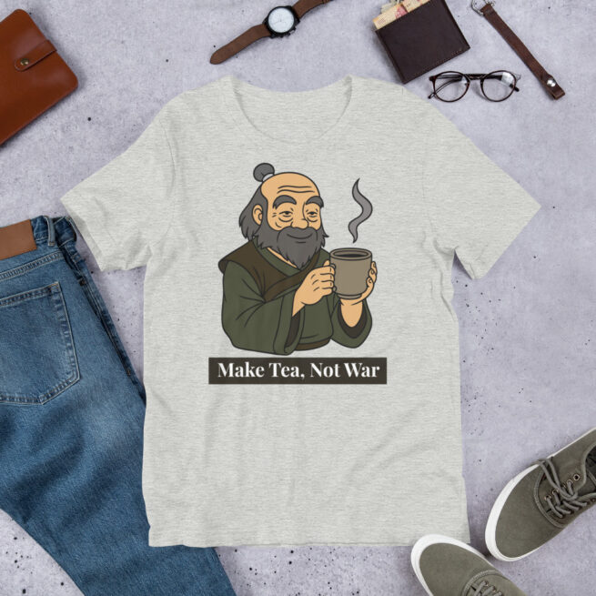 Wise Tea Shirt – Inspired by a Certain Firebending Uncle - Image 3