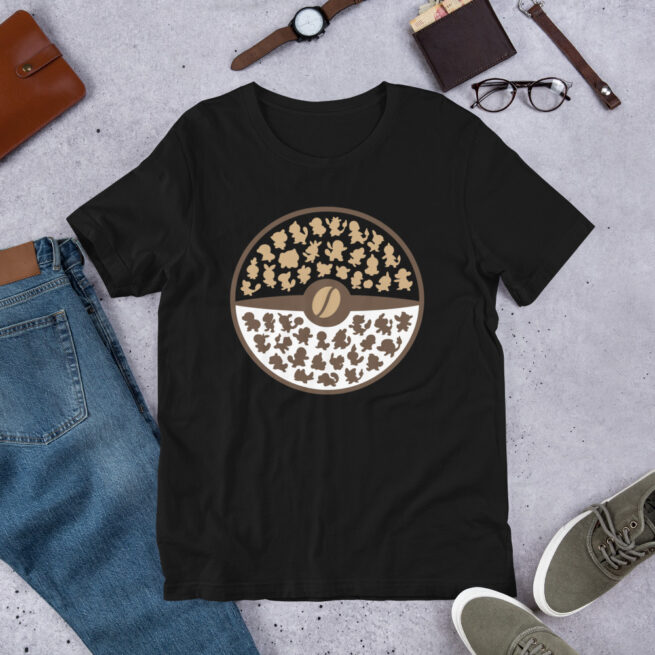 Coffee Trainer Shirt – Starter Catch Design for Gamers - Image 4