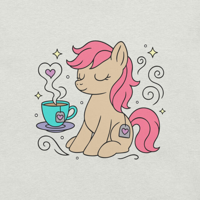 Subtle Brony Shirt – Cozy Fandom Tee for Tea Lovers - Image 4